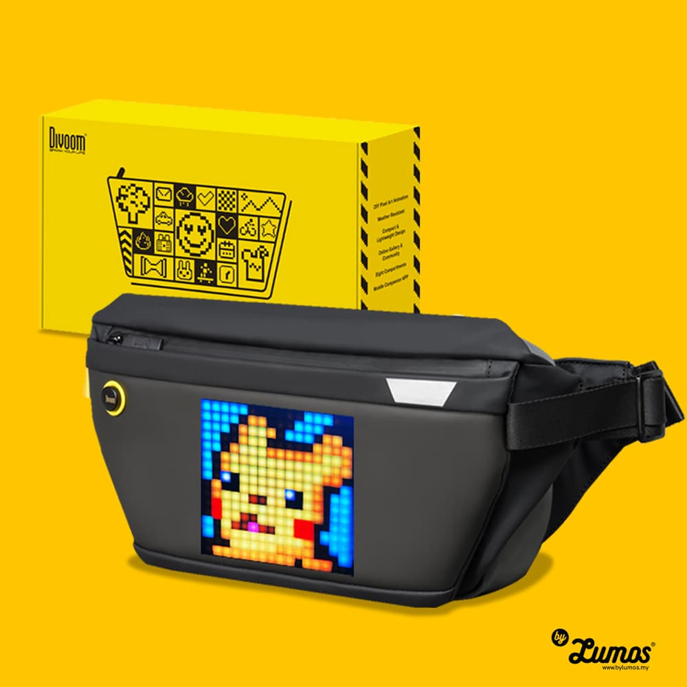 DIVOOM PIXOO SLING BAG Pixel Sling Bag – PIXOO SLINGBAG X 1