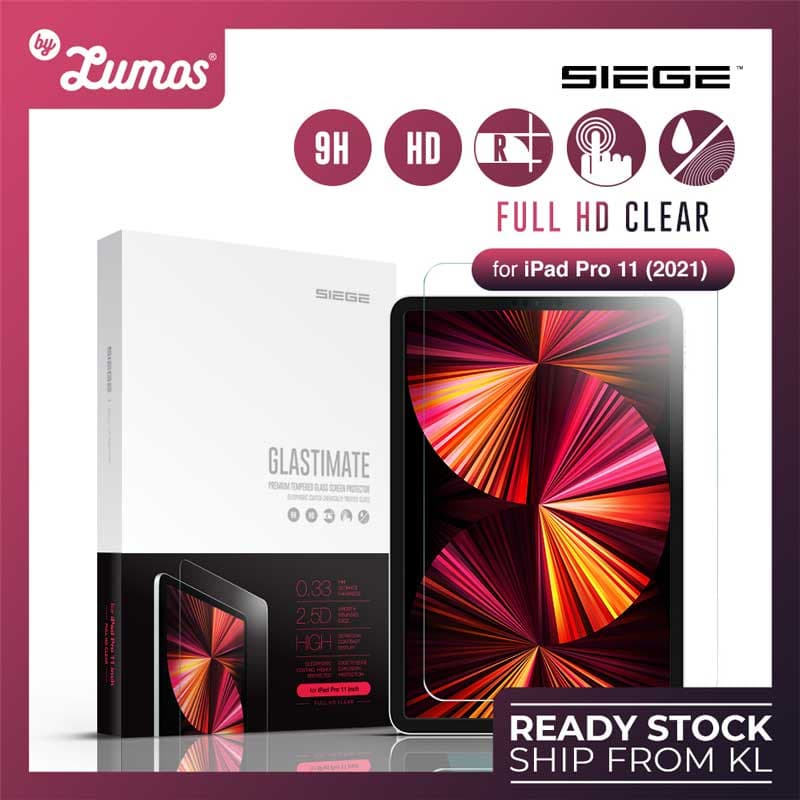 SIEGE Glastimate Full HD iPad Pro 11 inch M1 (2021) Premium Tempered Glass