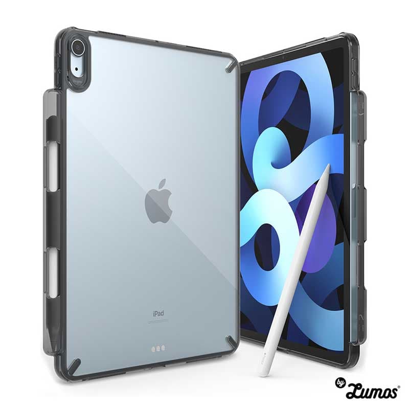 Ringke FUSION Series Case for Apple iPad Air 4 & 5 10.9 inch with Pencil Holder Over Charge Prevention Protective Cover – Black