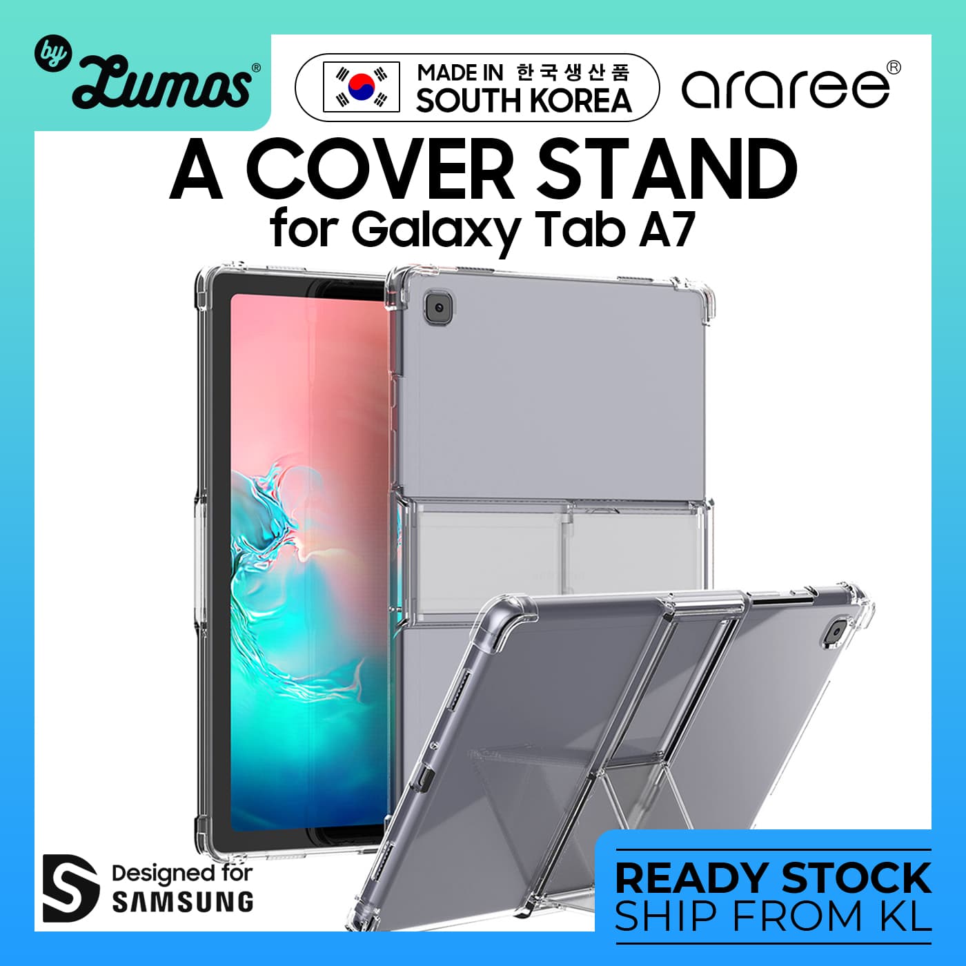 ARAREE GALAXY TAB A7 A COVER STAND SERIES