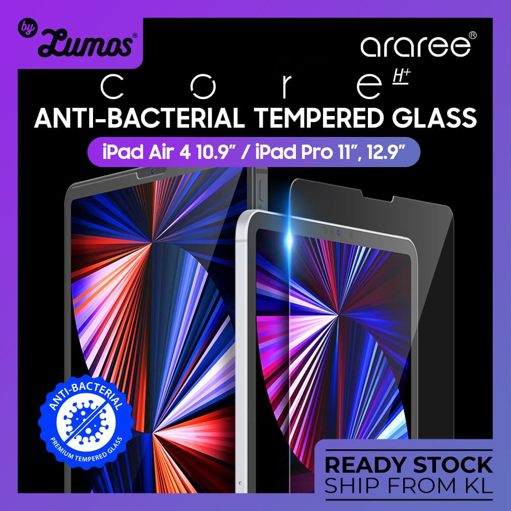 Araree Core iPad Air 4 & 5 10.9 inch / iPad Pro 11& 12.9 inch Tempered Glass