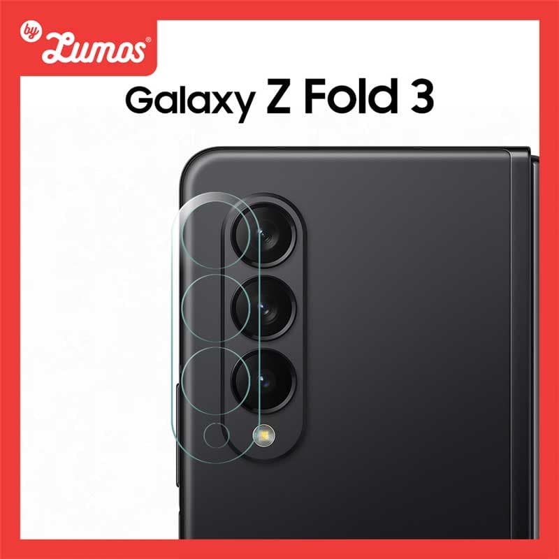 GLASSPRO+ SAMSUNG GALAXY Z FOLD 3 SERIES CAMERA LENS TEMPERED GLASS PROTECTOR – Clear