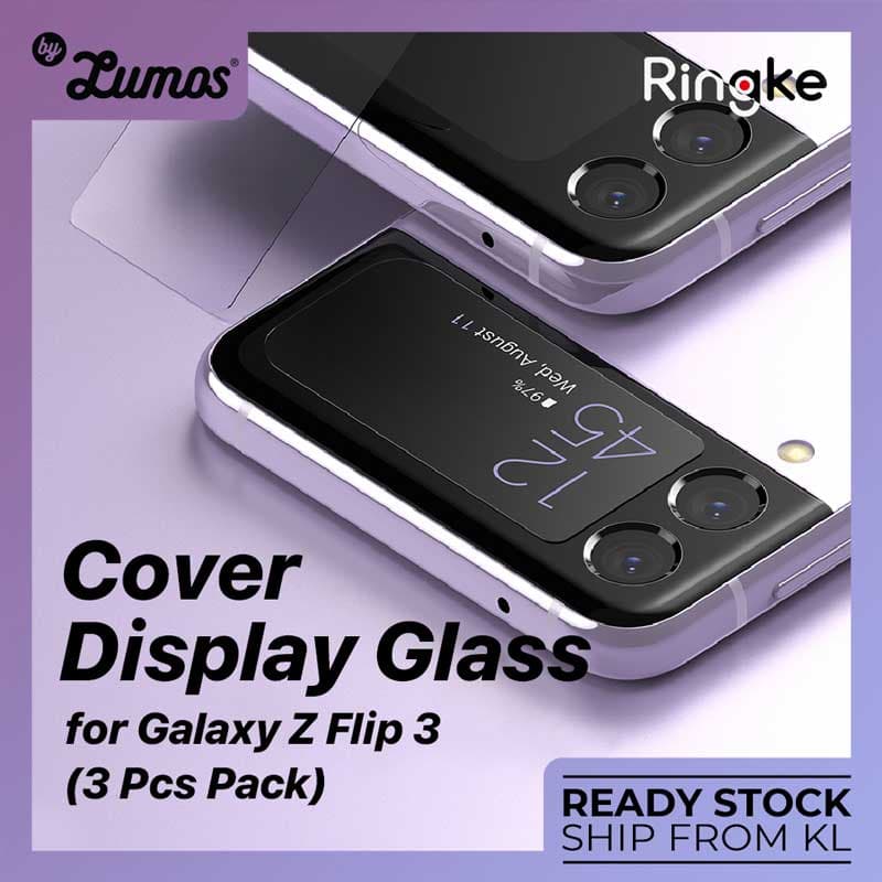 Ringke 3pcs Cover Display Glass For Samsung Galaxy Z Flip 3 – Samsung Galaxy Z Flip 3