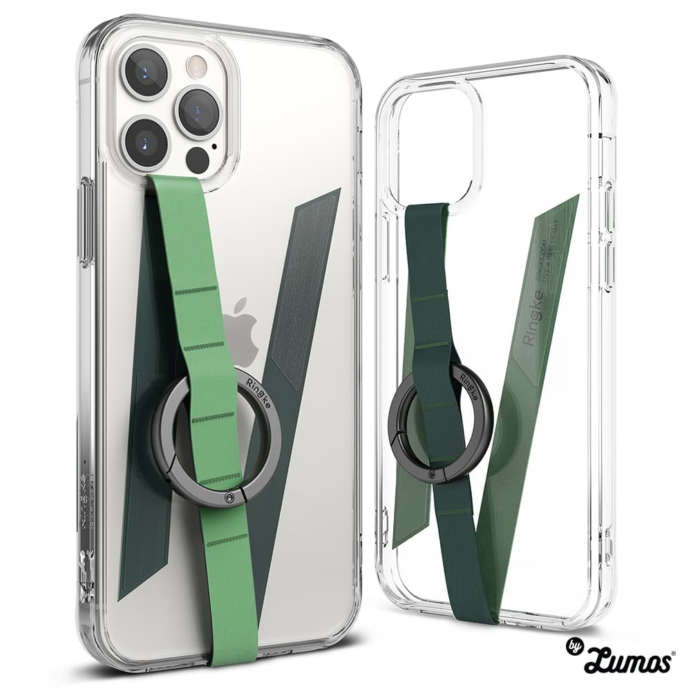 RINGKE RING BAND STRAP With Smart Device Universal Phone Lanyard Adjustable Crossbody Convertible Neck Strap, Wrist Strap – Mint
