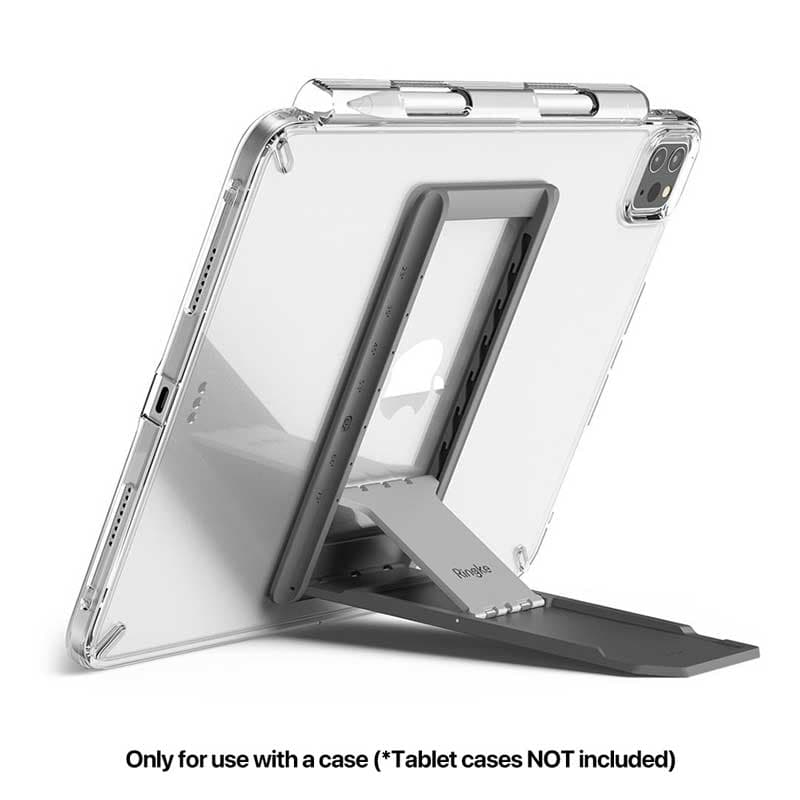 RINGKE OUTSTANDING For Tablet PC Universal 7 Angles Stands with Anti-skid Silicone Pad – Dark Grey
