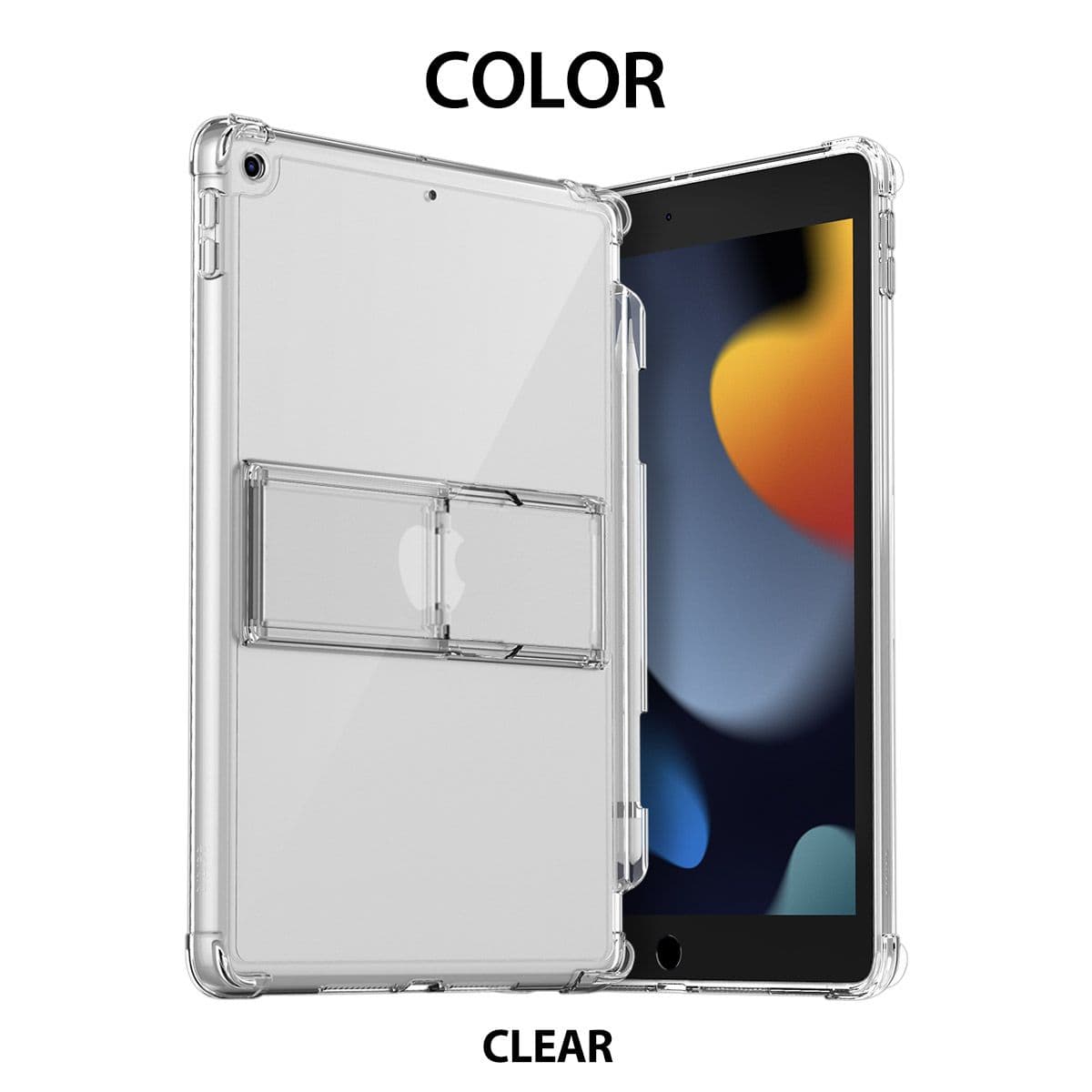 Araree Flexield SP Apple iPad 7/ 8/9th (10.2 inch) Mach Stand Angle Control Protection Flexible Case – Clear