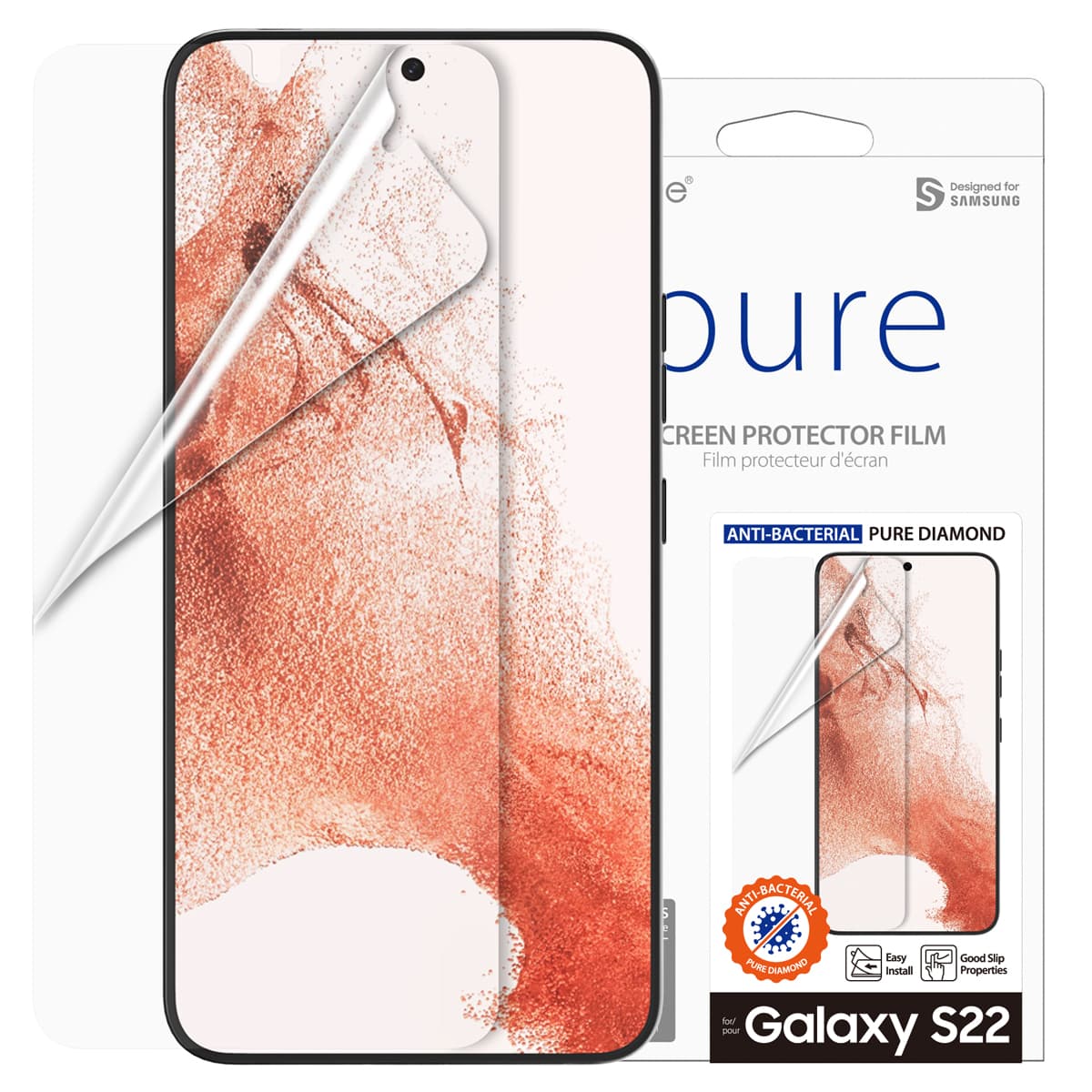 ARAREE PURE DIAMOND Samsung Galaxy S22 / S22 Plus / S22 Ultra EPU Screen Protector Film – S22