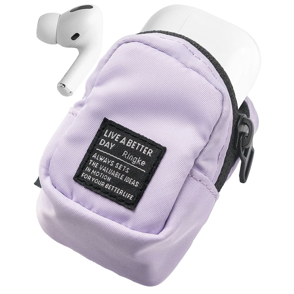 Ringke BLOCK MINI POUCH Universal Lightweight & Stylishly Padded Pouch – Light Purple