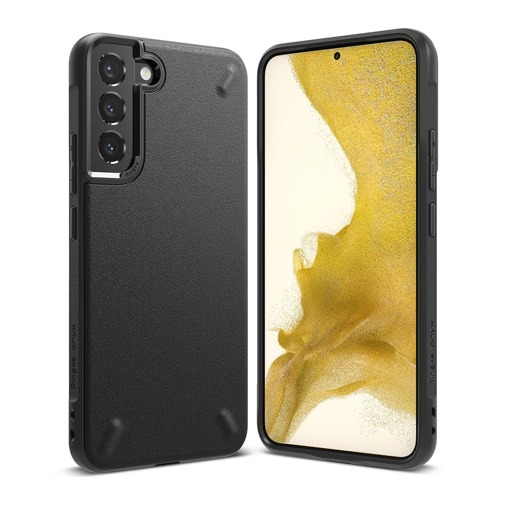 RINGKE ONYX SERIES FOR SAMSUNG GALAXY S22 / S22 PLUS / S22 ULTRA PROTECTIVE PHONE CASE & CASING – Black / s22