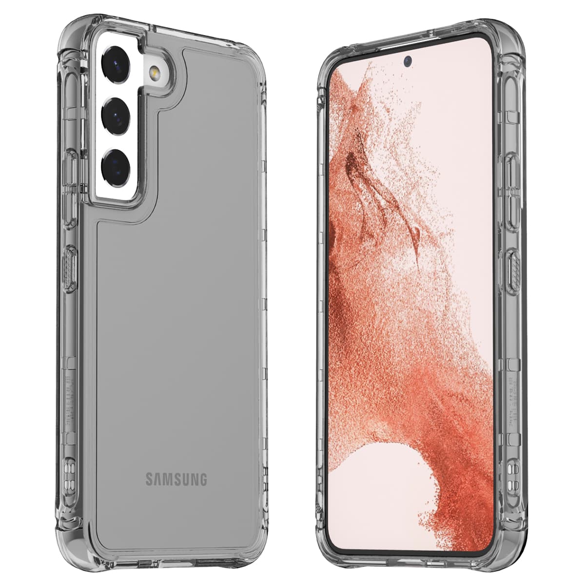 ARAREE FLEXIELD Samsung Galaxy S22 / S22 Plus / S22 Ultra Soft Clear Protective Case – S22 / black