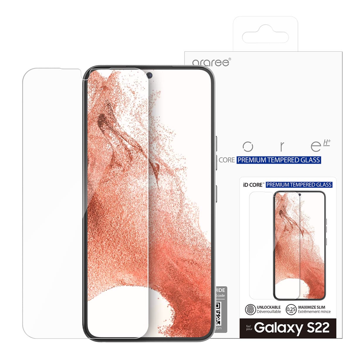 ARAREE iD CORE Samsung Galaxy S22 / S22 Plus Series Premium Tempered Glass – S22