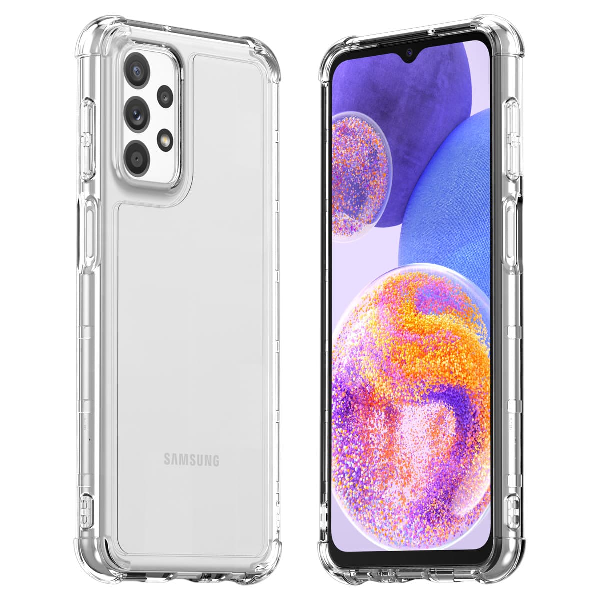 ARAREE FLEXIELD Samsung Galaxy A13 & A23 LTE / A33 / A53 5G Soft Clear Protective Case – A23 5G - CLEAR