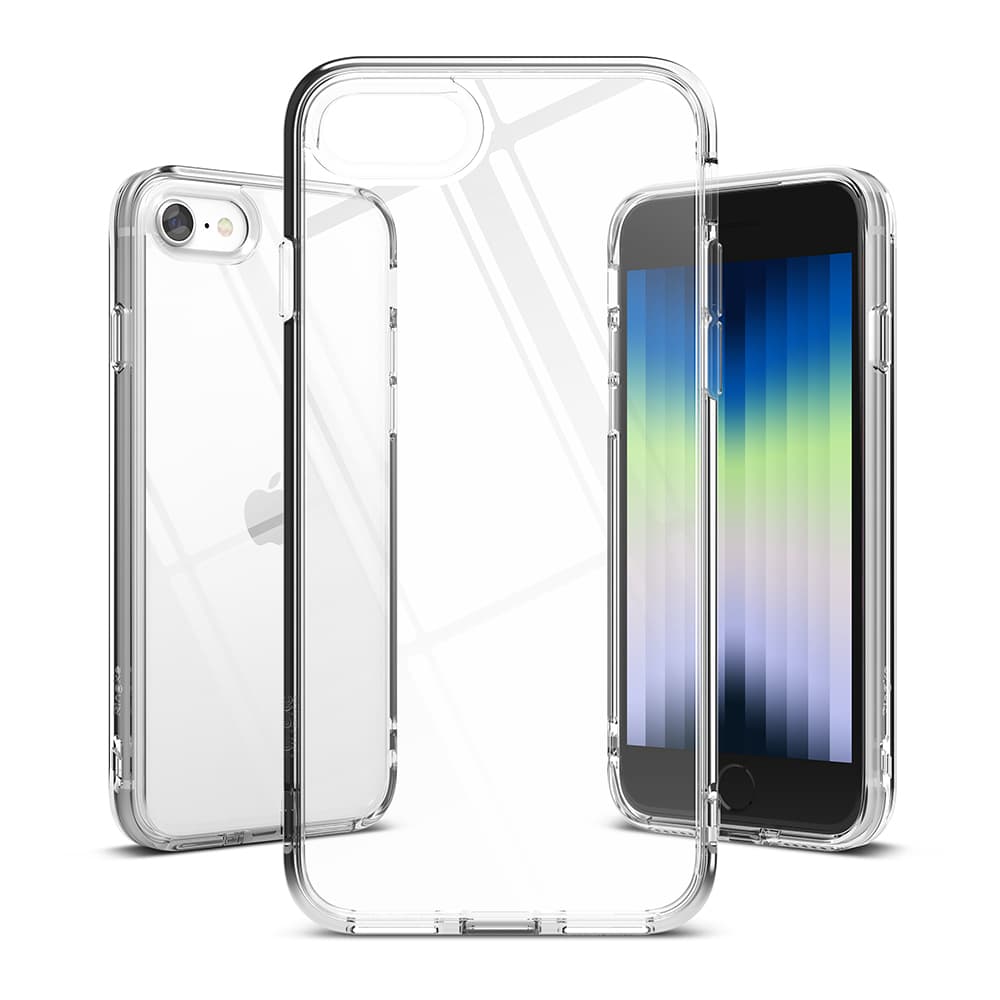 RINGKE FUSION EDGE For iPhone Se 2022 / 2020 / iPhone 8 / iPhone 7 Crystal Clear Protective Phone Case – Clear