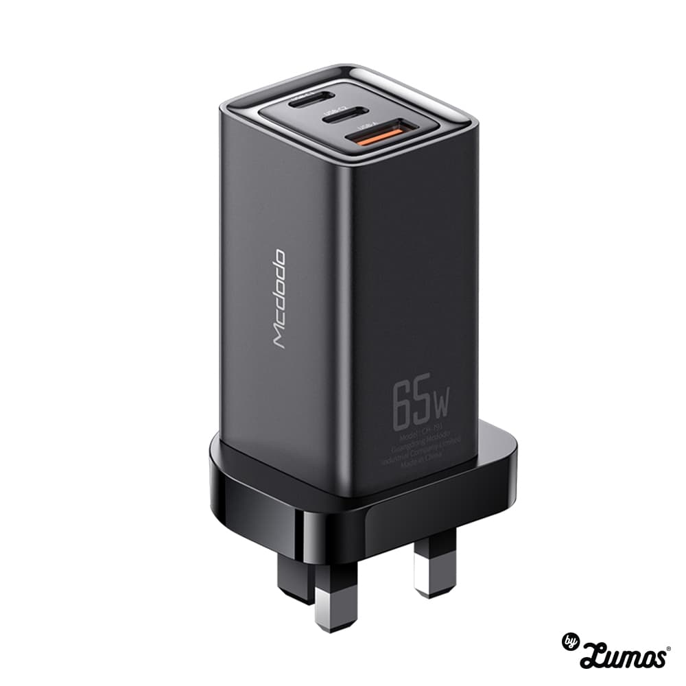 MCDODO CH-7910 65W High Power Ultra Small Size Subvert Tradition GaN Black Technology Fast Charger – Black