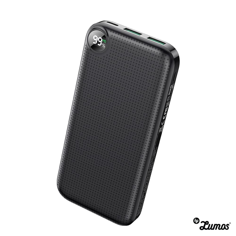 MCDODO MC-7161 20000 mAh Fast Charge 22.5w VOOC + 18w SCP PD AFC Digital Display Power Bank High Power Dual Output – Black