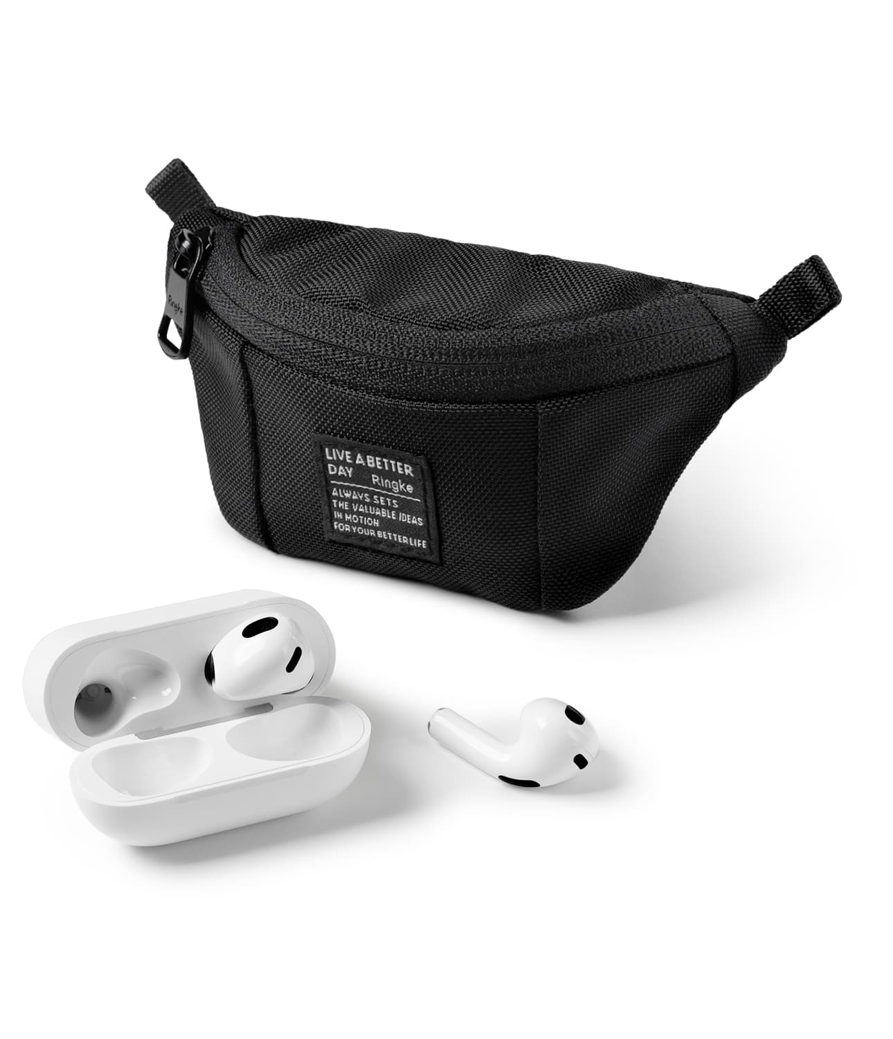 RINGKE MINI POUCH – SLING BAG – Black