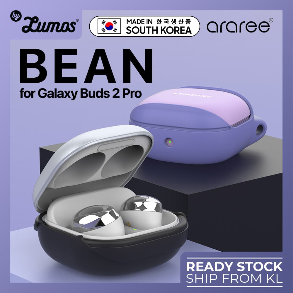 ARAREE BEAN Samsung Galaxy Buds 2 Pro Soft And Smooth Silicone Cover Case & Casing