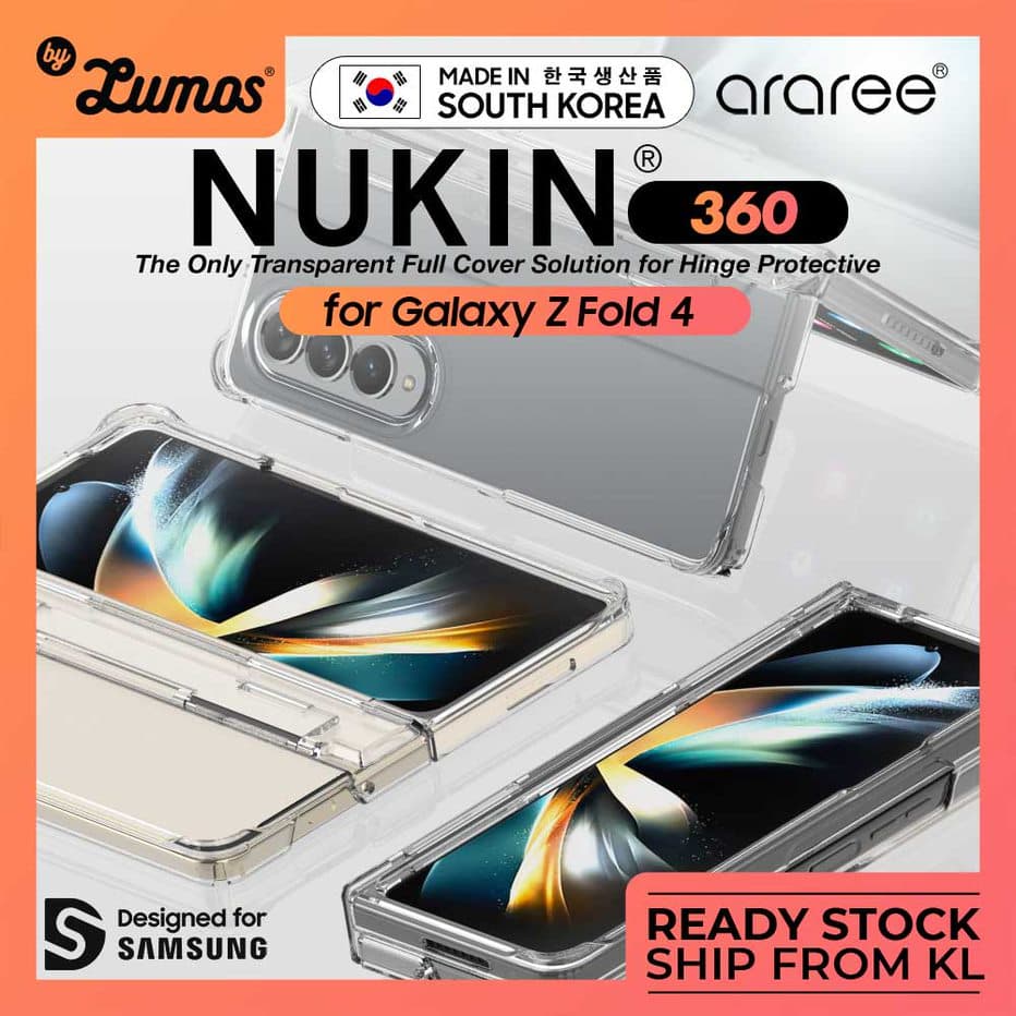 ARAREE NUKIN 360 SERIES Samsung Galaxy Z Fold 4 Slim Transparent Protective Case