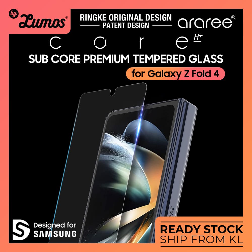 ARAREE SUBCORE For Samsung Galaxy Z Fold 4 Premium Tempered Glass (Front)
