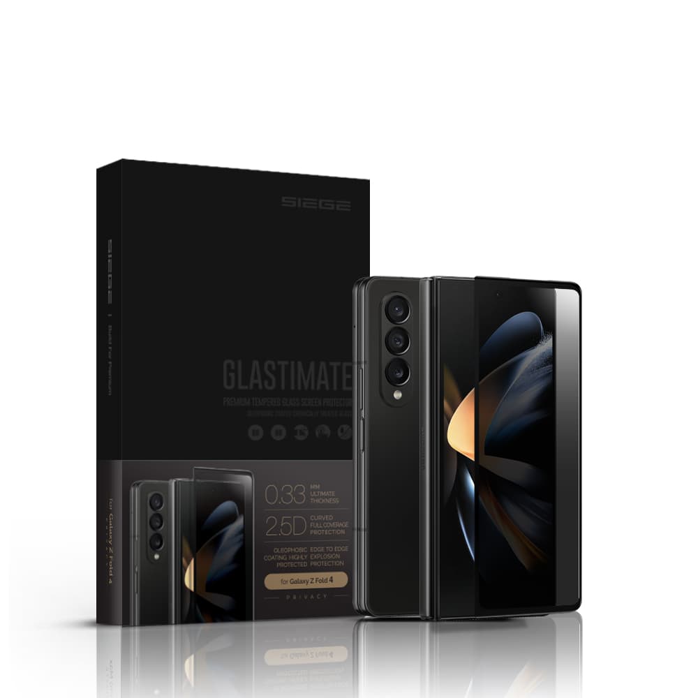 SIEGE Glastimate (Privacy) Samsung Galaxy Z Fold 4 Premium Tempered Glass – Samsung Galaxy Z Fold 4