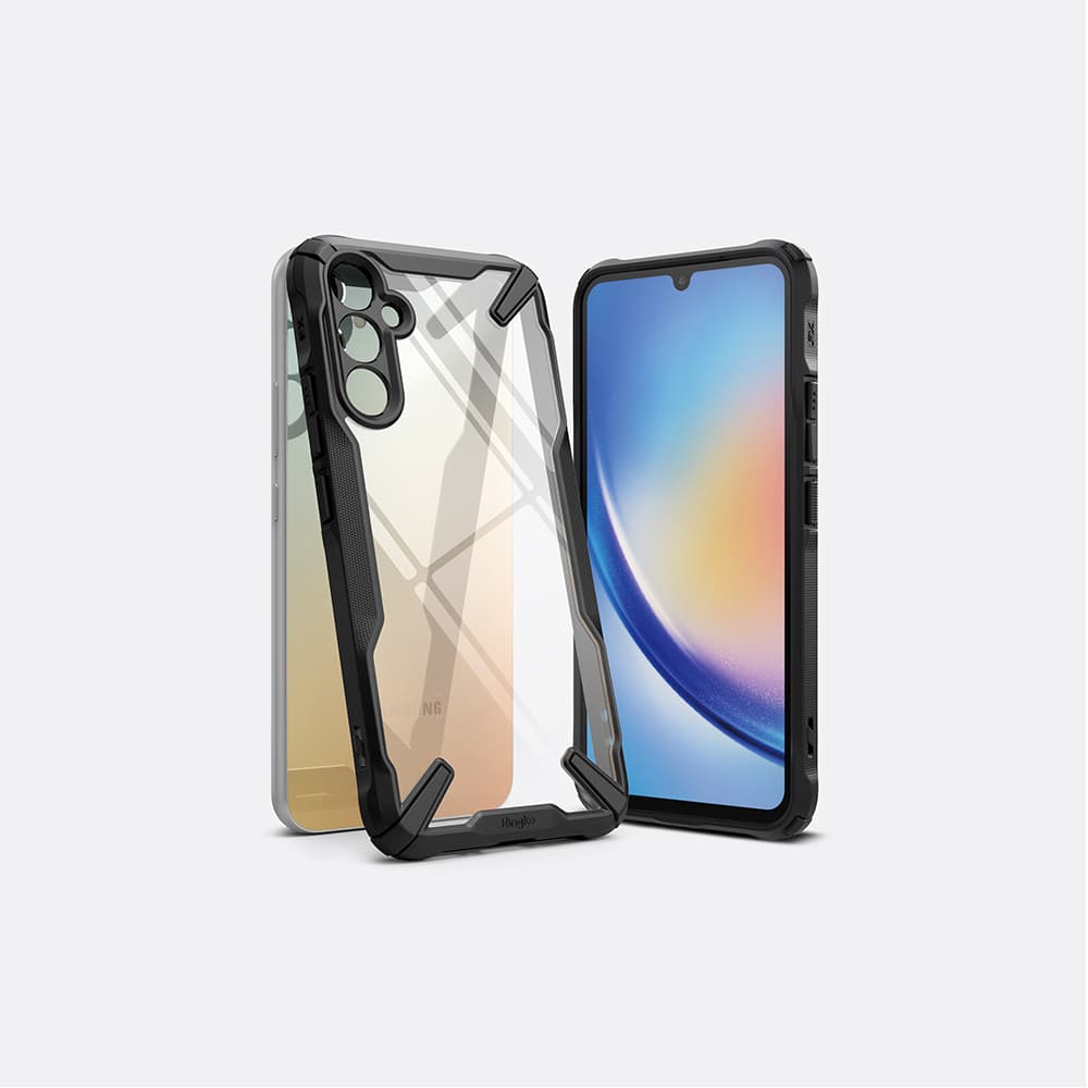 RINGKE FUSION X SERIES For Samsung Galaxy A34 5g Drop Protection Stylish Phone Case โ Black