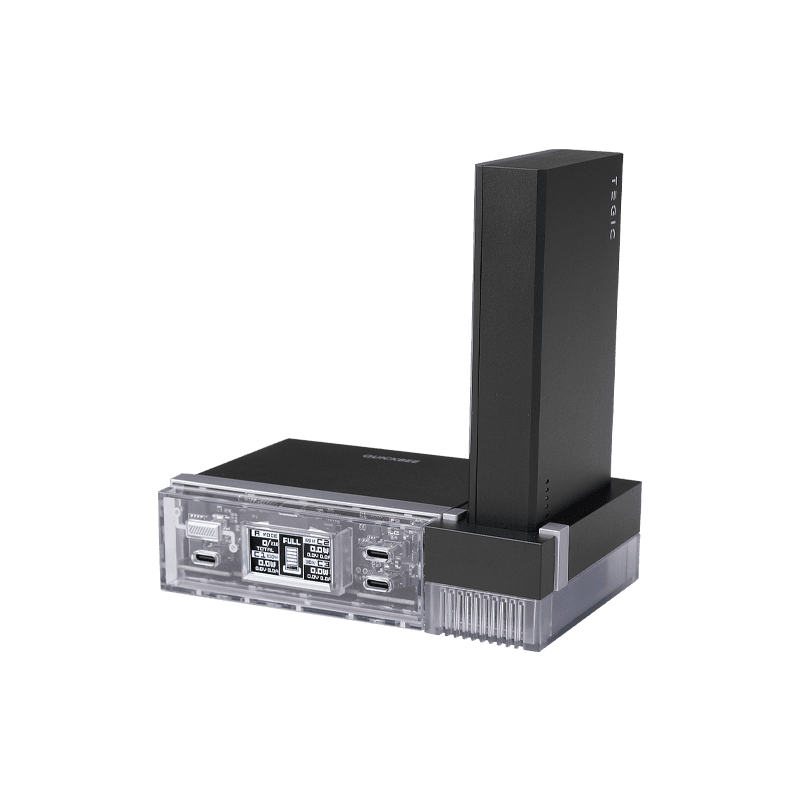 TEGIC QUICKBEE 210W Multifunctional Desktop Power Station World’s Fastest Recharging Power Bank in 12mins – Full Set Black