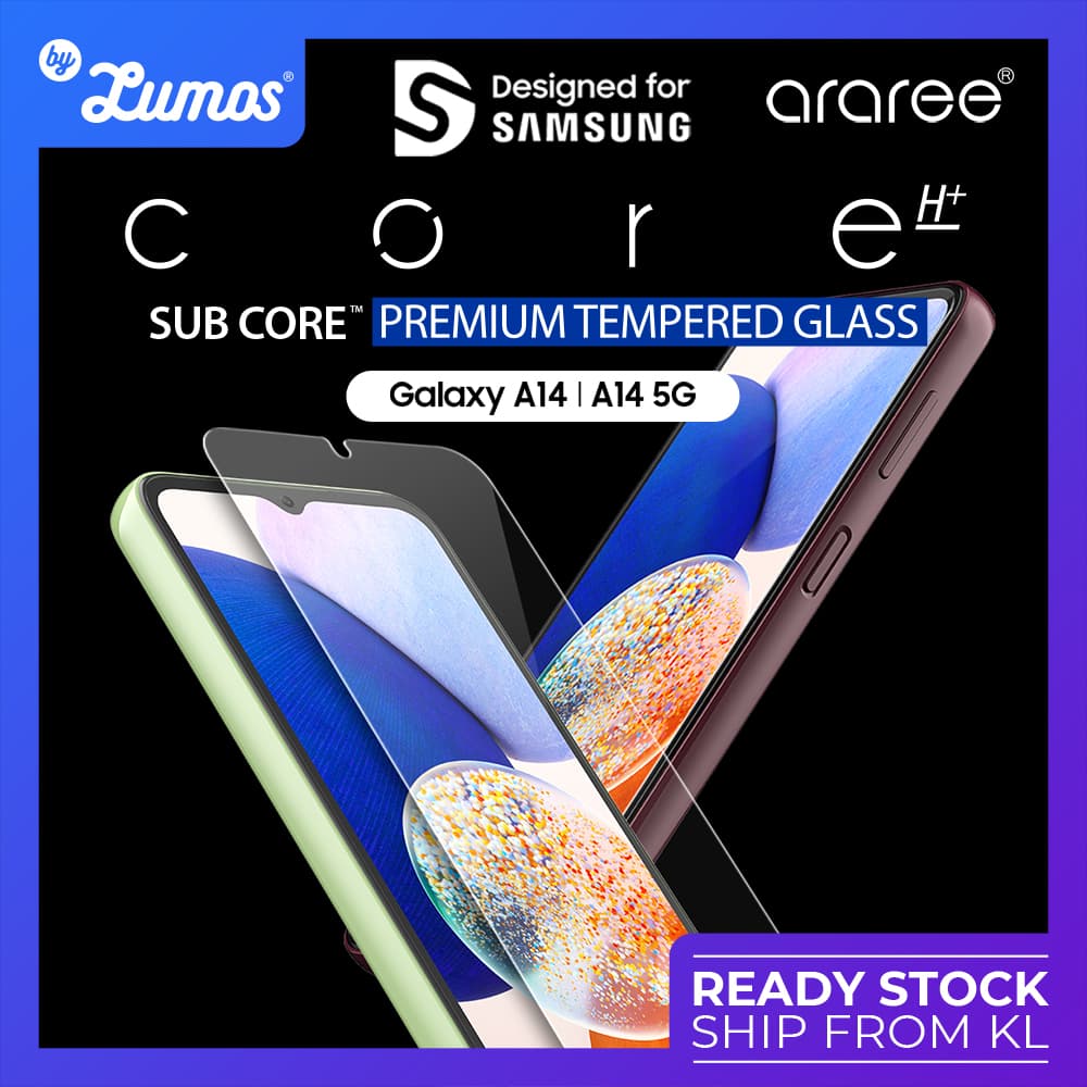 ARAREE SUB CORE Samsung A14 & A14 5G Premium Tempered Glass
