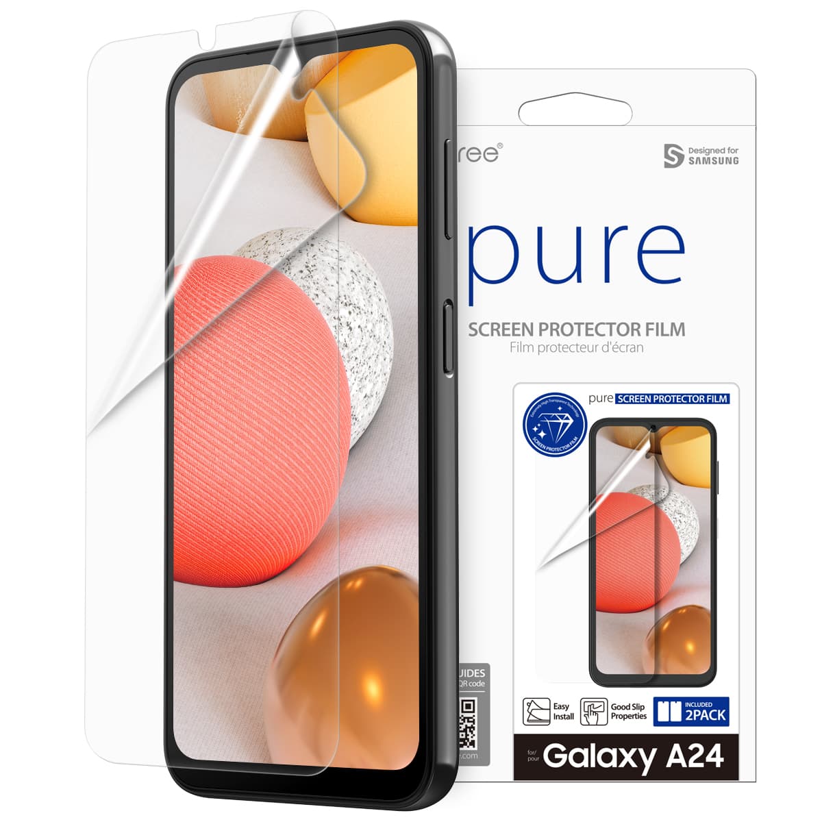 ARAREE PURE Samsung Galaxy A24 Screen Protector – A24