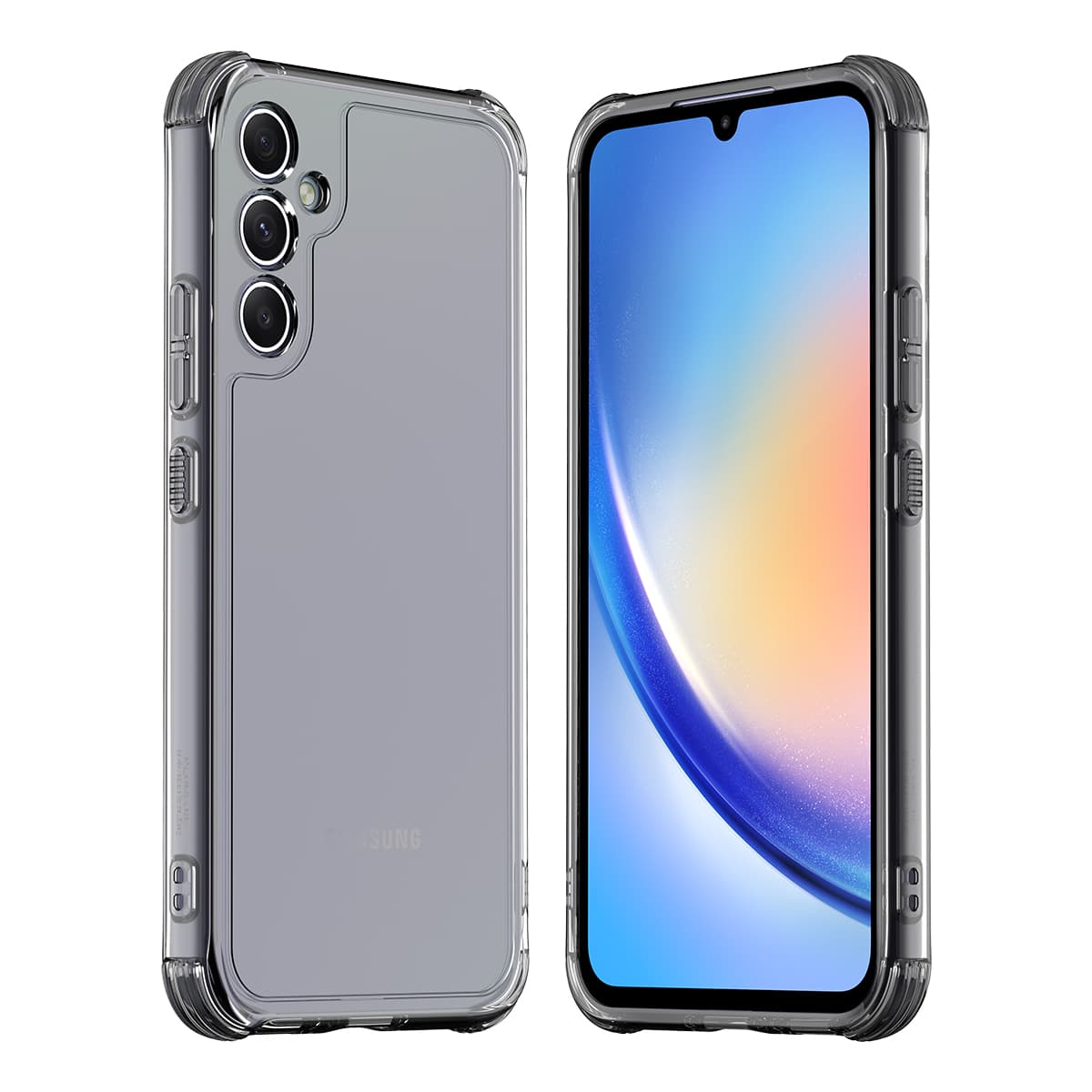 ARAREE FLEXIELD Samsung Galaxy A34 Soft Flexible Transparent Protective Case – Black
