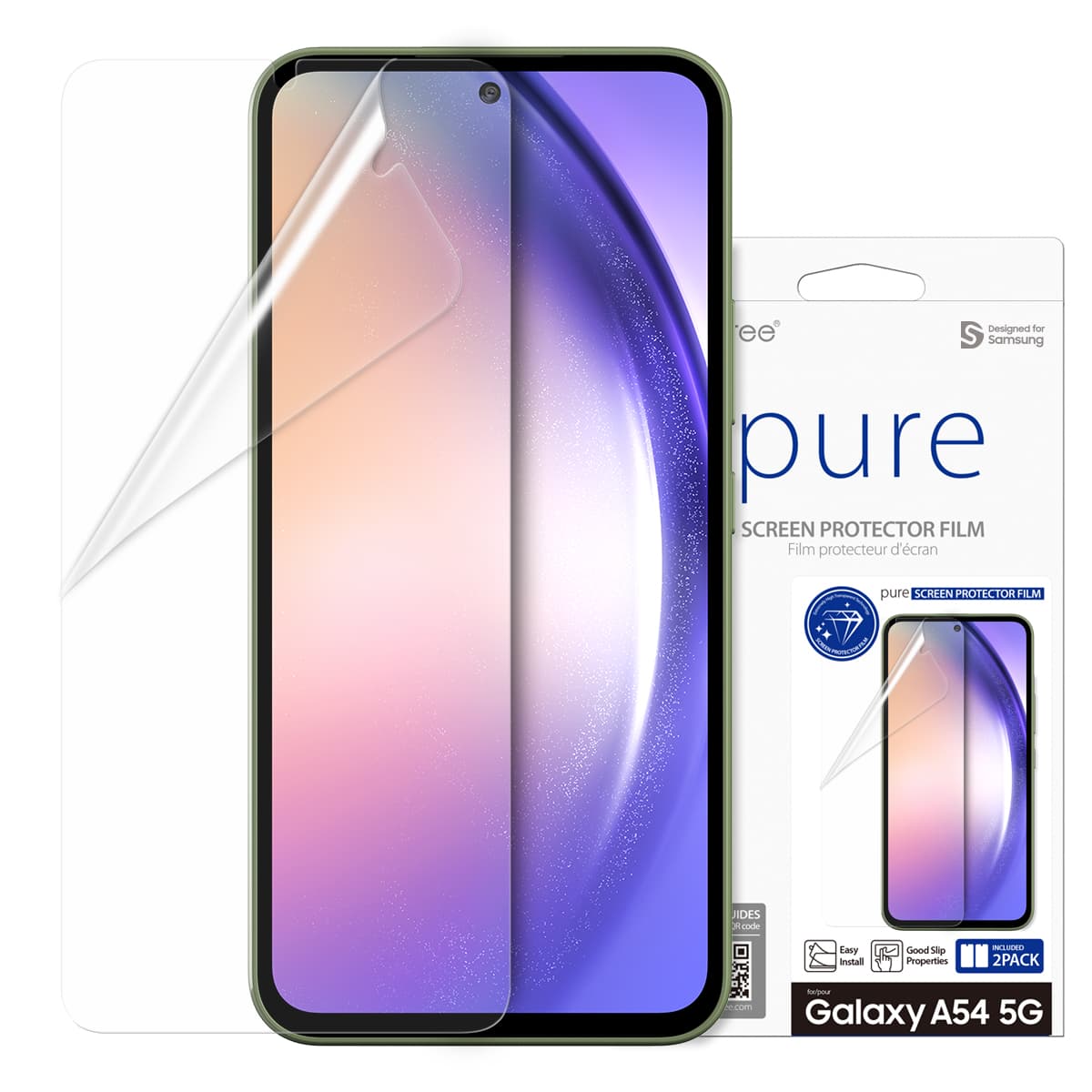 ARAREE PURE SCREEN PROTECTOR Samsung Galaxy A54 5G Scratch Protection – A54