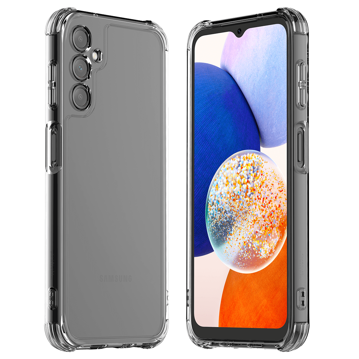 ARAREE FLEXIELD Samsung Galaxy A14 & A14 5G Soft Clear Black Cover Protective Case – Black