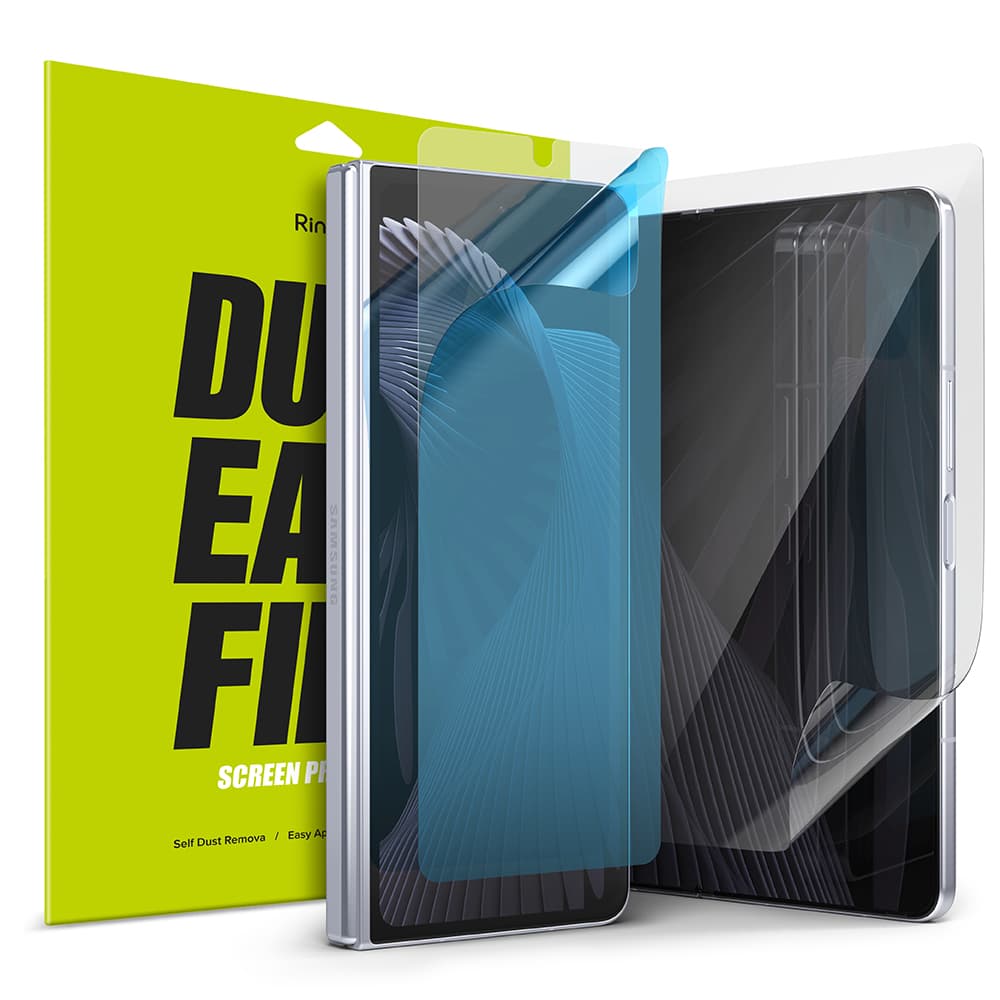 RINGKE Dual Easy Film 2 Pcs For Galaxy Z Fold 5 (Front& inner display) Screen Protector – Dual Easy Film 2PCS