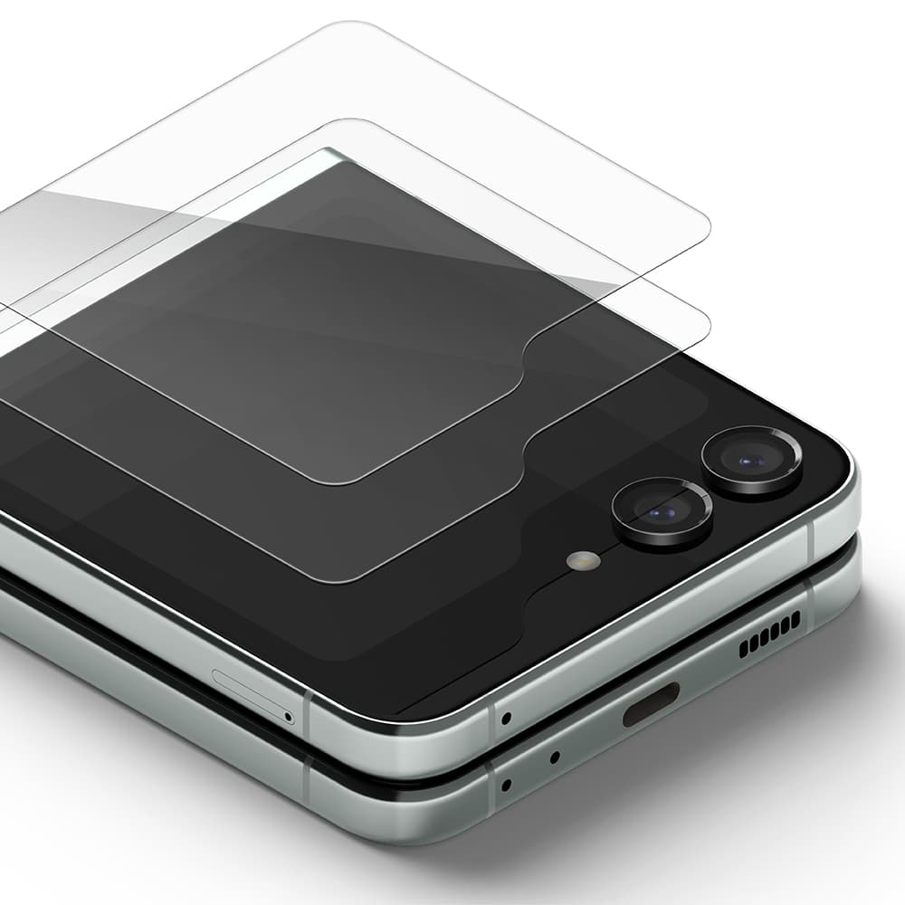RINGKE 2PCS PACK COVER DISPLAY GLASS For Samsung Galaxy Z-Flip 5 – Cover Display Glass
