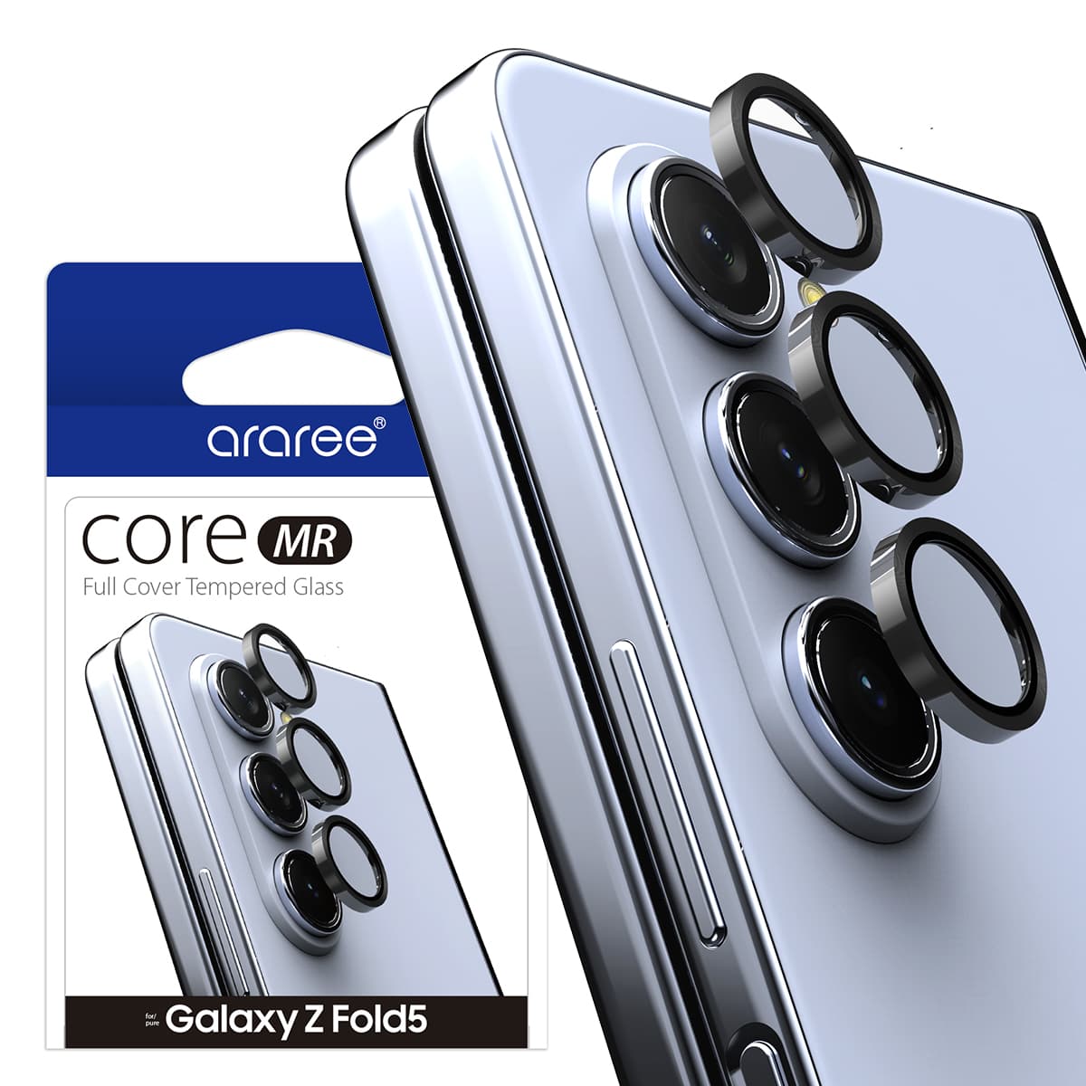 ARAREE CORE MR Full Cover Camera Lens Samsung Galaxy Z Fold 5 Tempered Glass Protector – CORE MR