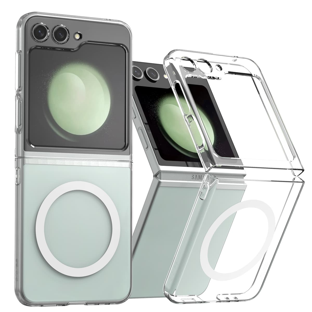 ARAREE SAMSUNG GALAXY Z FLIP 5 NUKIN M Series Simple Slim Transparent Protective Case – Clear