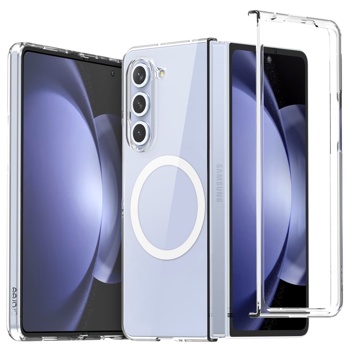 ARAREE SAMSUNG GALAXY Z FOLD 5 NUKIN M SERIES Simple Slim Transparent Full Cover Protective Case – Clear