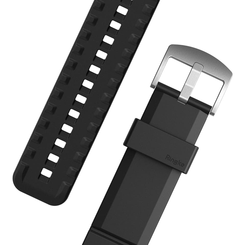 RINGKE RUBBER ONE BOLD Band For Watch Samsung Galaxy Watch Series – Black