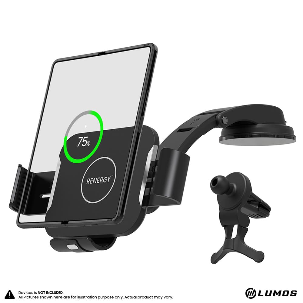 ARAREE RENERGY AF101W Fast Wireless Charging Car Mount – Black