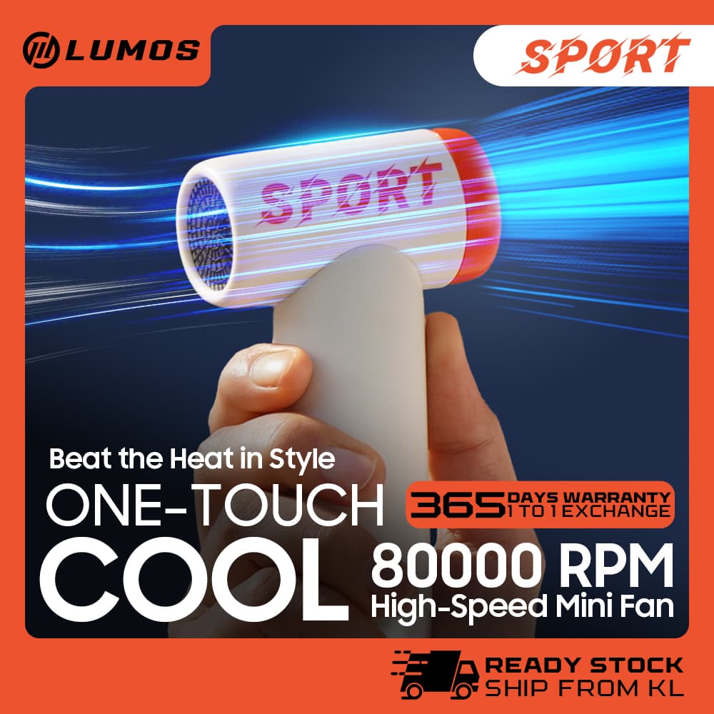 SPORT DC01 ONE-TOUCH COOL 80000RPM High-Speed Mini Fan