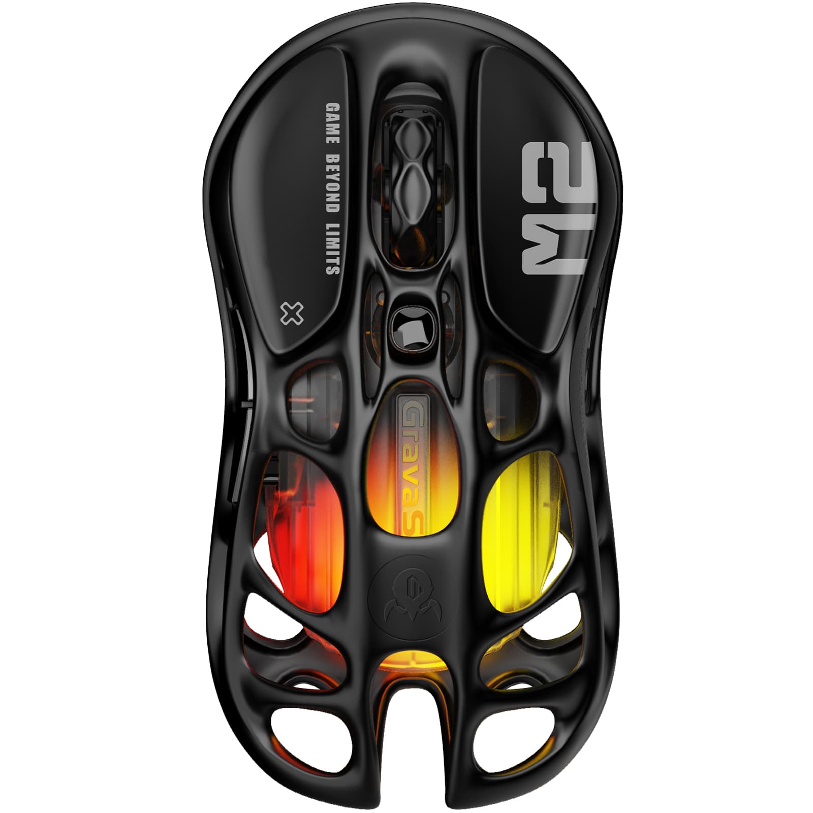 GRAVASTAR MERCURY M2 Wireless Mouse – M2 Stealth Black