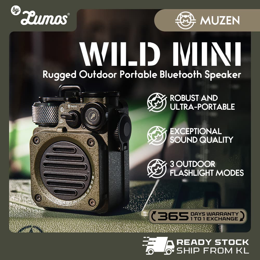 MUZEN WILD MINI Bluetooth Portable Speaker