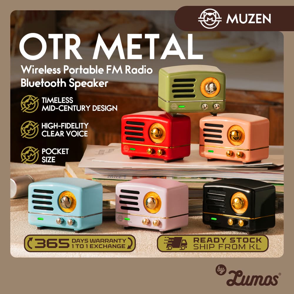 MUZEN OTR METAL Portable Radio Speaker