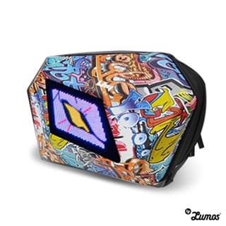 LOY STARKGAZE X LED Knight Slingbag – Graffiti design