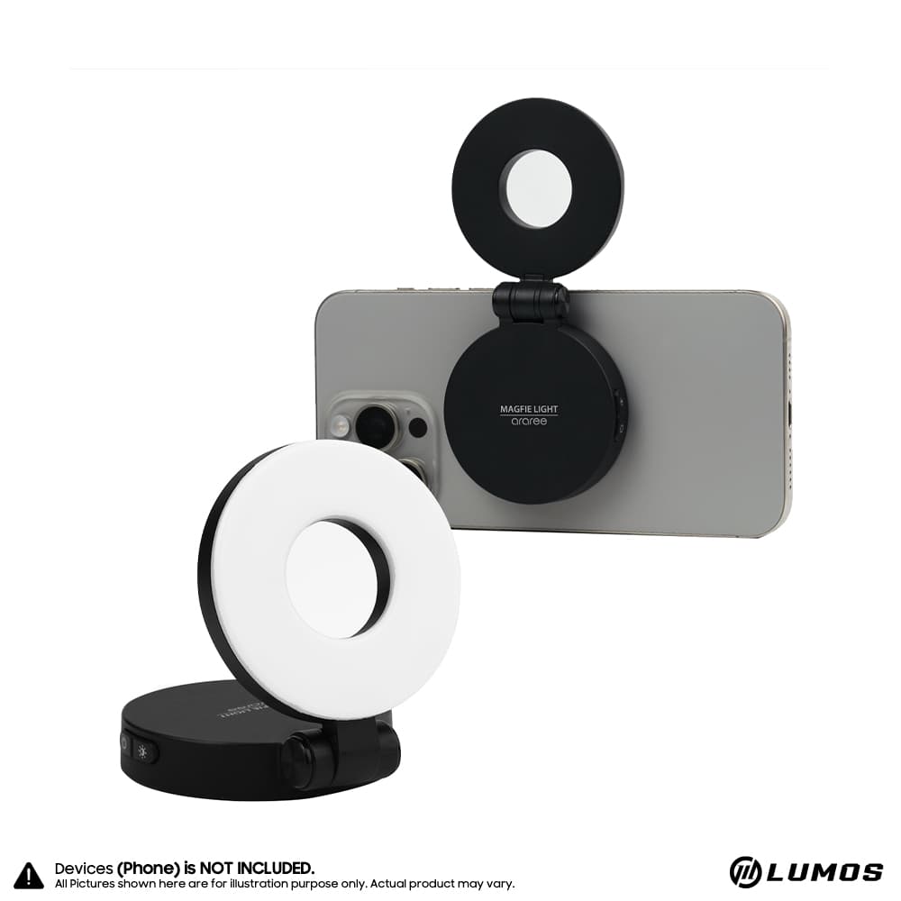 Araree Magfie Light Magsafe Selfie Light Brightness adjustment & Color temperature adjustment