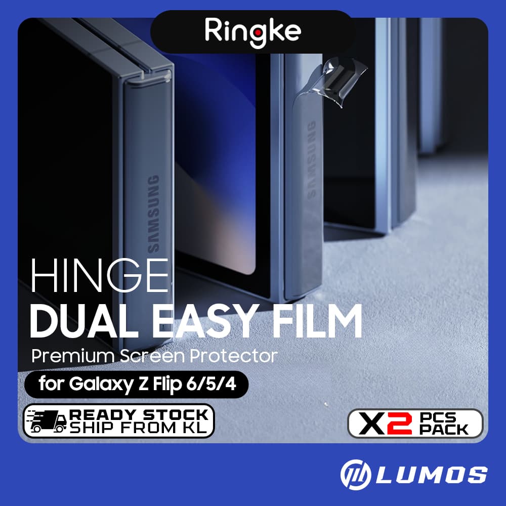 RINGKE HINGE DUAL EASY FILM for Galaxy Z Flip 6 / 5 / 4