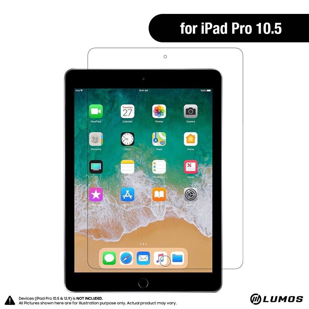 GLASSPRO+ IPAD PRO 10.5 / IPAD PRO 12.9 (2017) / IPAD PRO 12.9 (2020) SERIES (FULL HD CLEAR) Tempered Glass Screen Protector โ iPad Pro 10.5