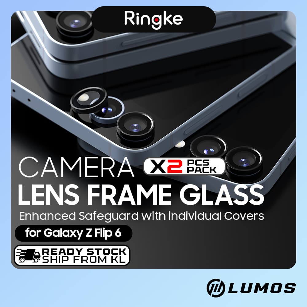RINGKE SAMSUNG GALAXY Z FLIP 6 CAMERA LENS FRAME GLASS Premium Camera Protector Easy Installation and Removal