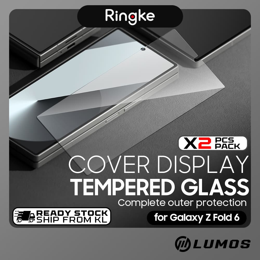 RINGKE SAMSUNG GALAXY Z FOLD 6 TEMPERED GLASS PREMIUM SCREEN PROTECTOR Cover Display 9H High Hardness Scratch Resistance