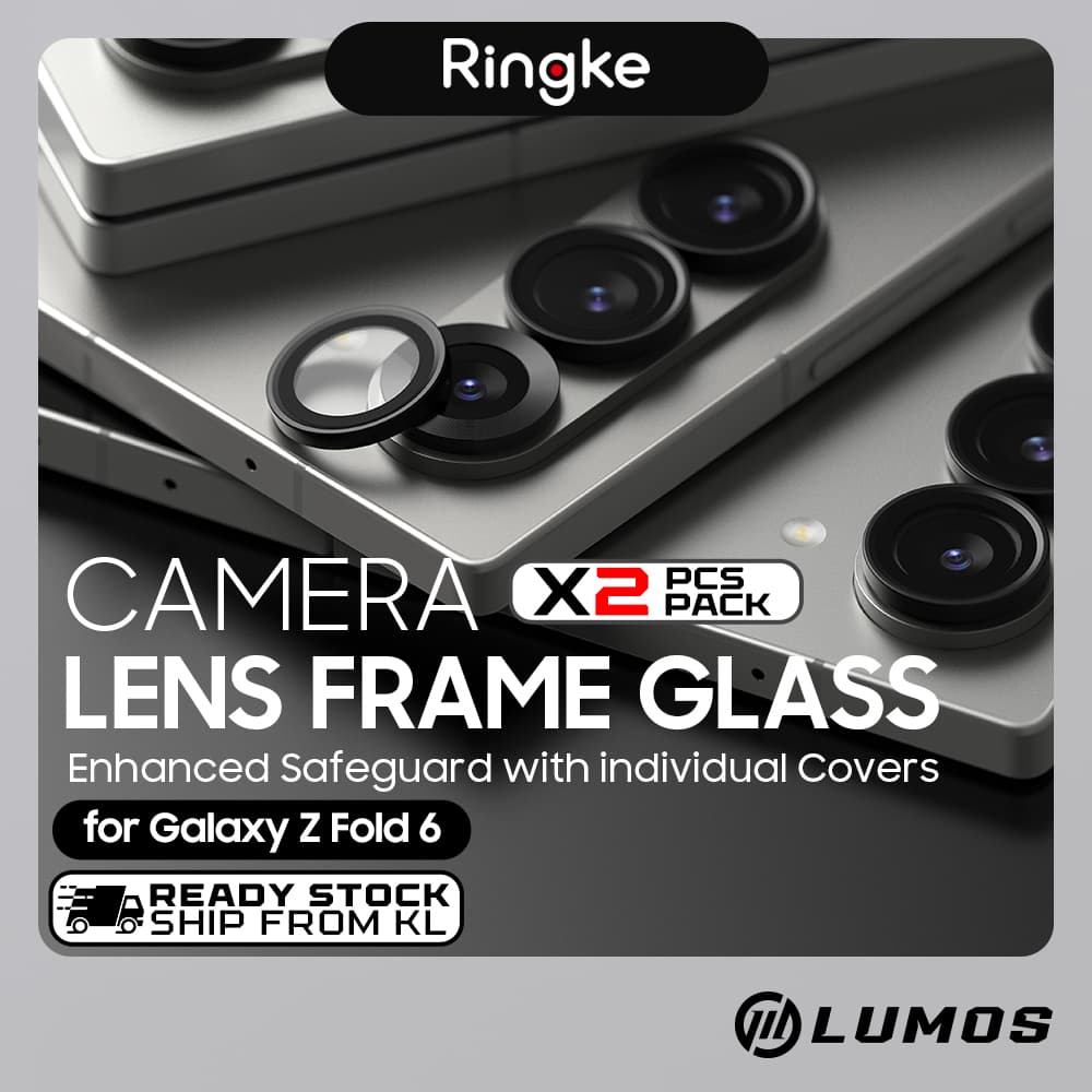 RINGKE CAMERA LENS FRAME GLASS for Samsung Galaxy Z Fold 6 Camera Lens Tempered Glass