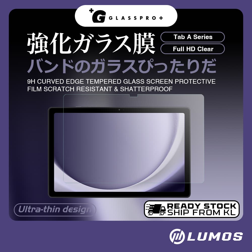 GLASSPRO+ SAMSUNG GALAXY TAB A SERIES Tempered Glass Screen Protector
